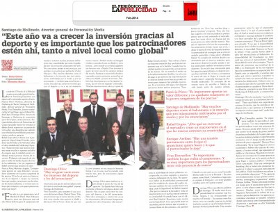 20140201 Personality Media - La Publicidad - Jornada Marketing Deportivo Santiago Mollinedo.jpg