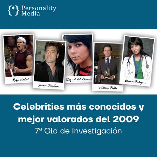 7ª Ola: Celebrities más conocidos y mejor valorados del 2009