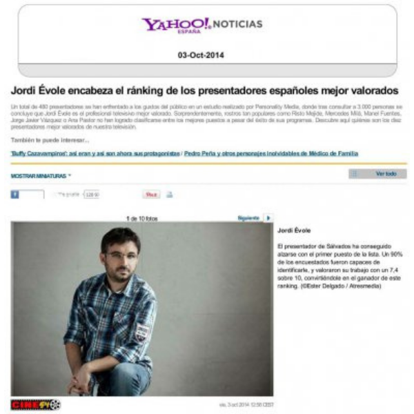 Yahoo! Noticias 03/10/2014